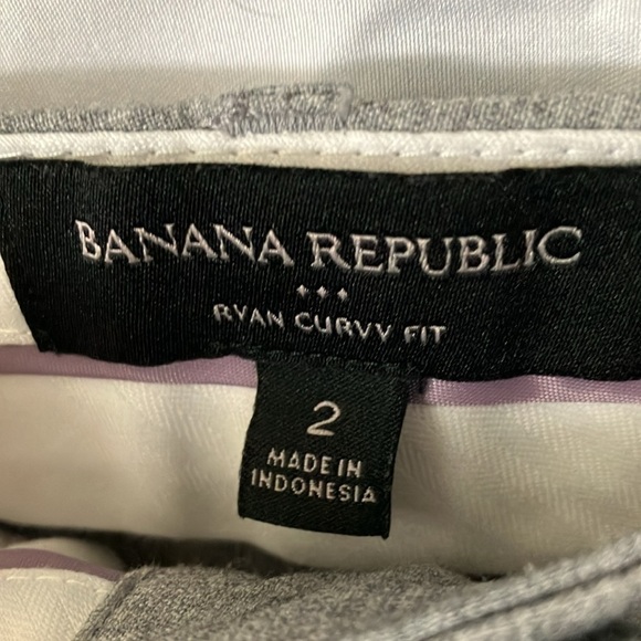 Banana Republic: Gray Ryan Curvy Fit Straight Leg- 2 - Picture 2 of 16